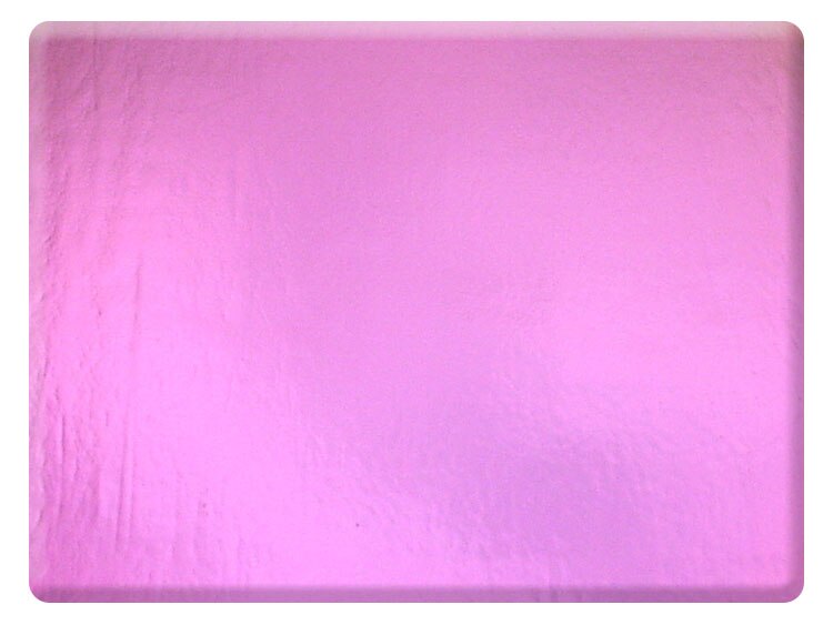 Green Pink On Black Dichroic Sheet Glass 4 Inch Sq - 