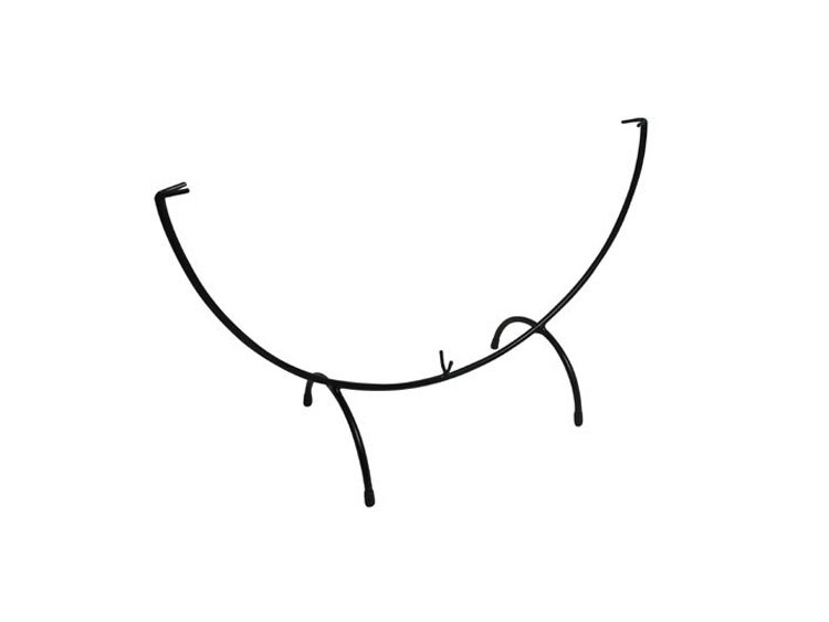 Round Glass Stand Display 12 Inch